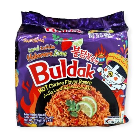 Buldak Habanero Lime – Pack x5