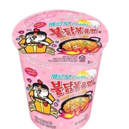 Buldak Carbonara 67g - Fideos Picantes Coreanos con Toque Cremoso